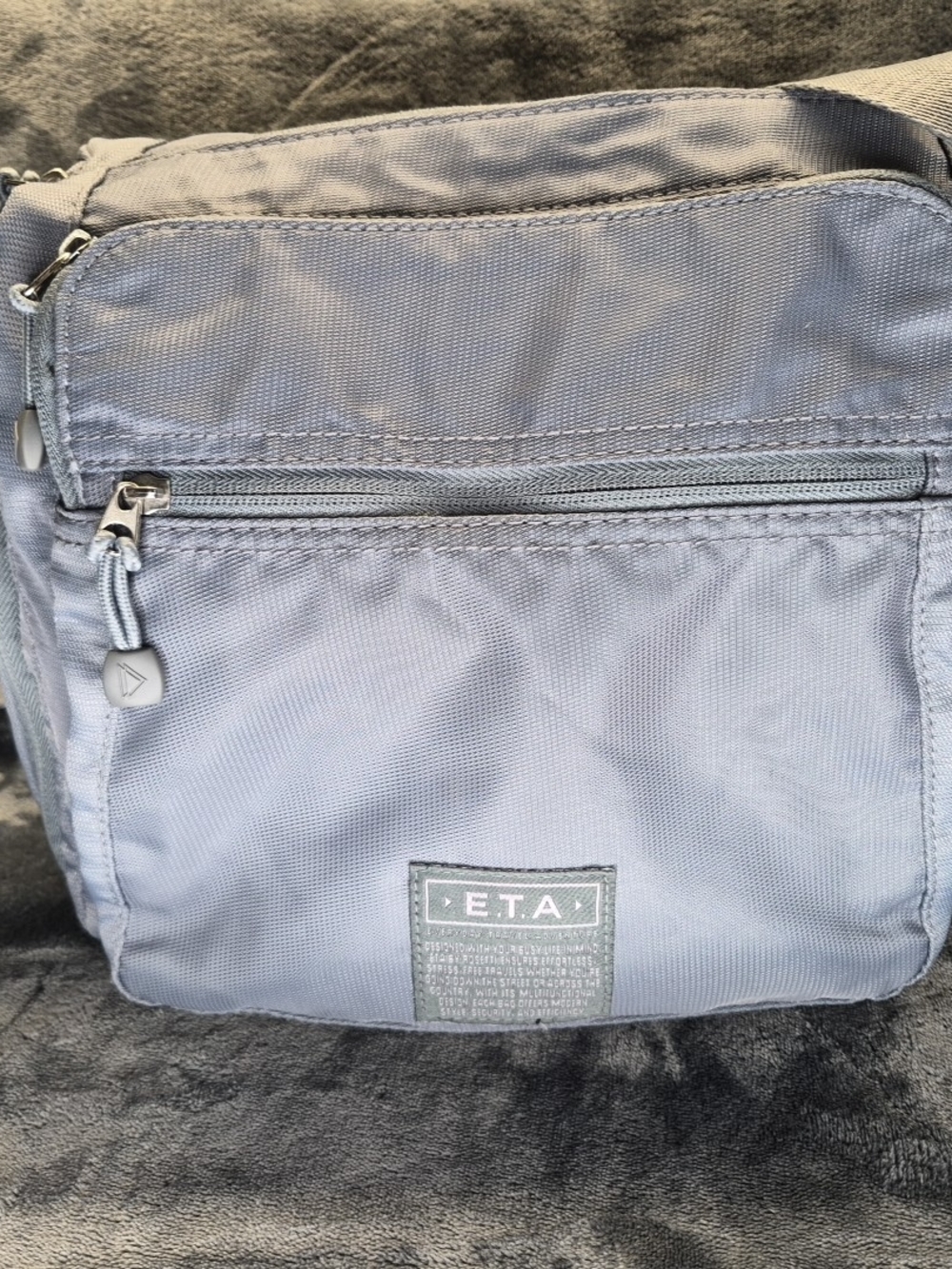 ETA Everyday Travel Adventure Crossbody Bag Blue by Rosetti. MultipletsPockets!